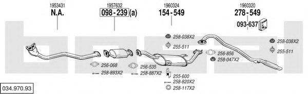BOSAL 034.970.93 Exhaust System